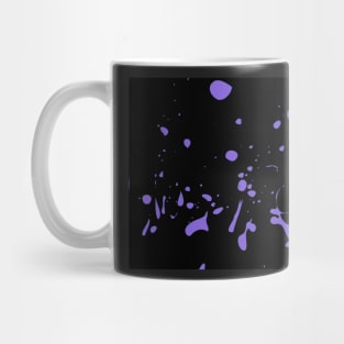 Violet Snow Night Abstraction Mug
